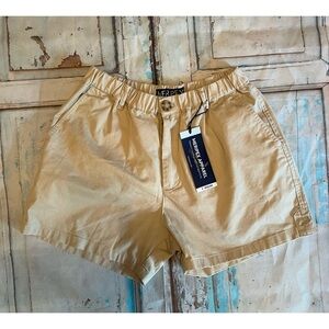 Meripex Women's Khaki 4" Elasticized Waist Performance Shorts Medium NWT #766